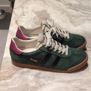 Gola Green and Pink Athletic Shoes